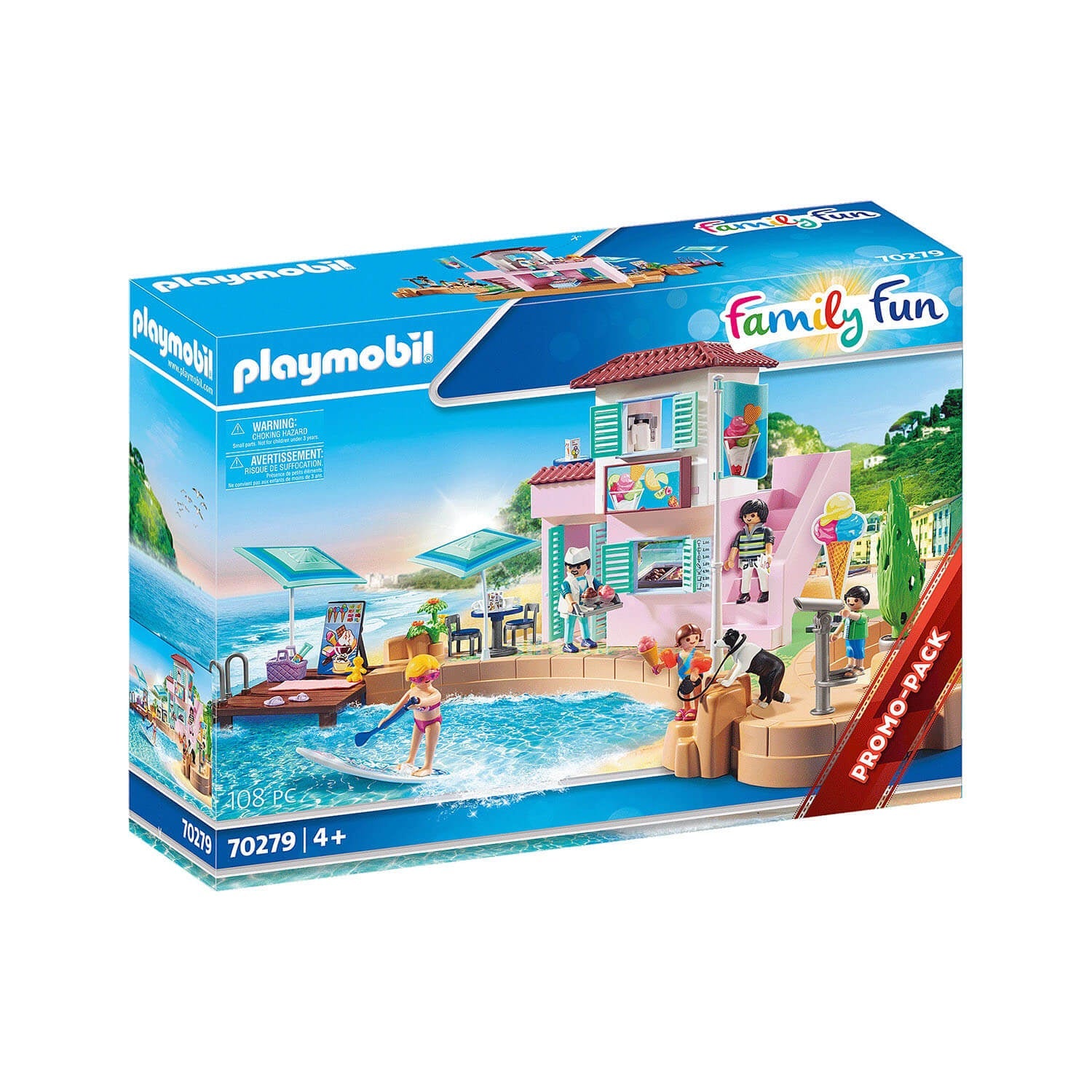 PLAYMOBIL Limited Edition Waterfront Ice Cream Shop (70279)