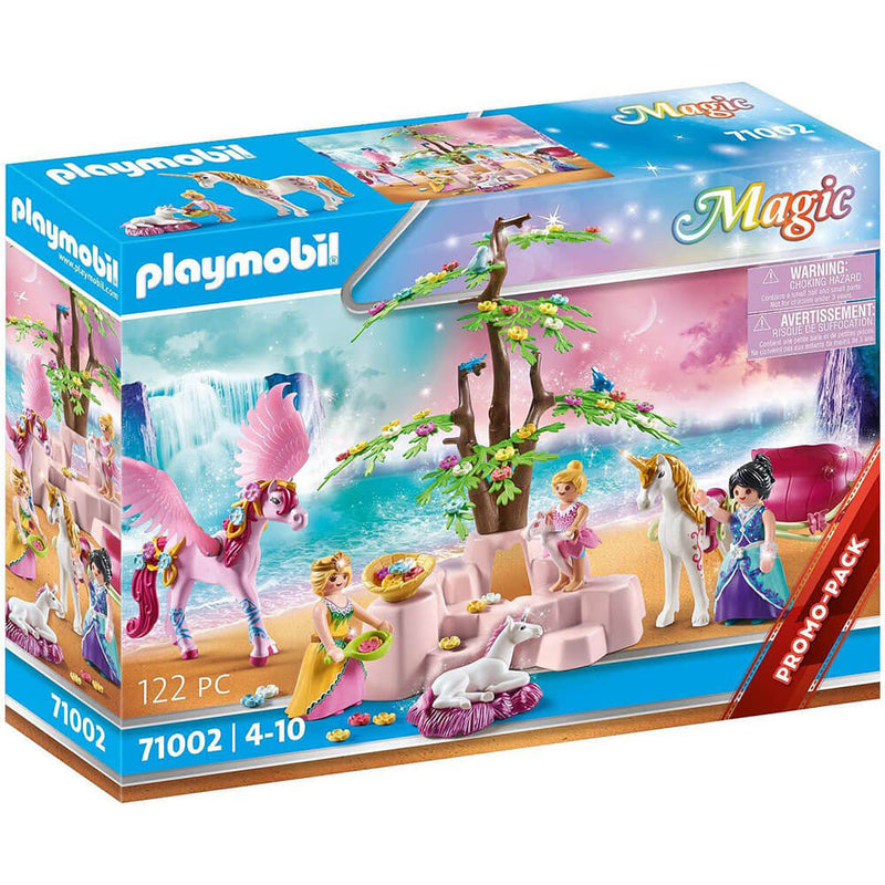 bryder daggry Grænseværdi Skærm Playmobil Magic Unicorn Carriage with Peagasus Playset