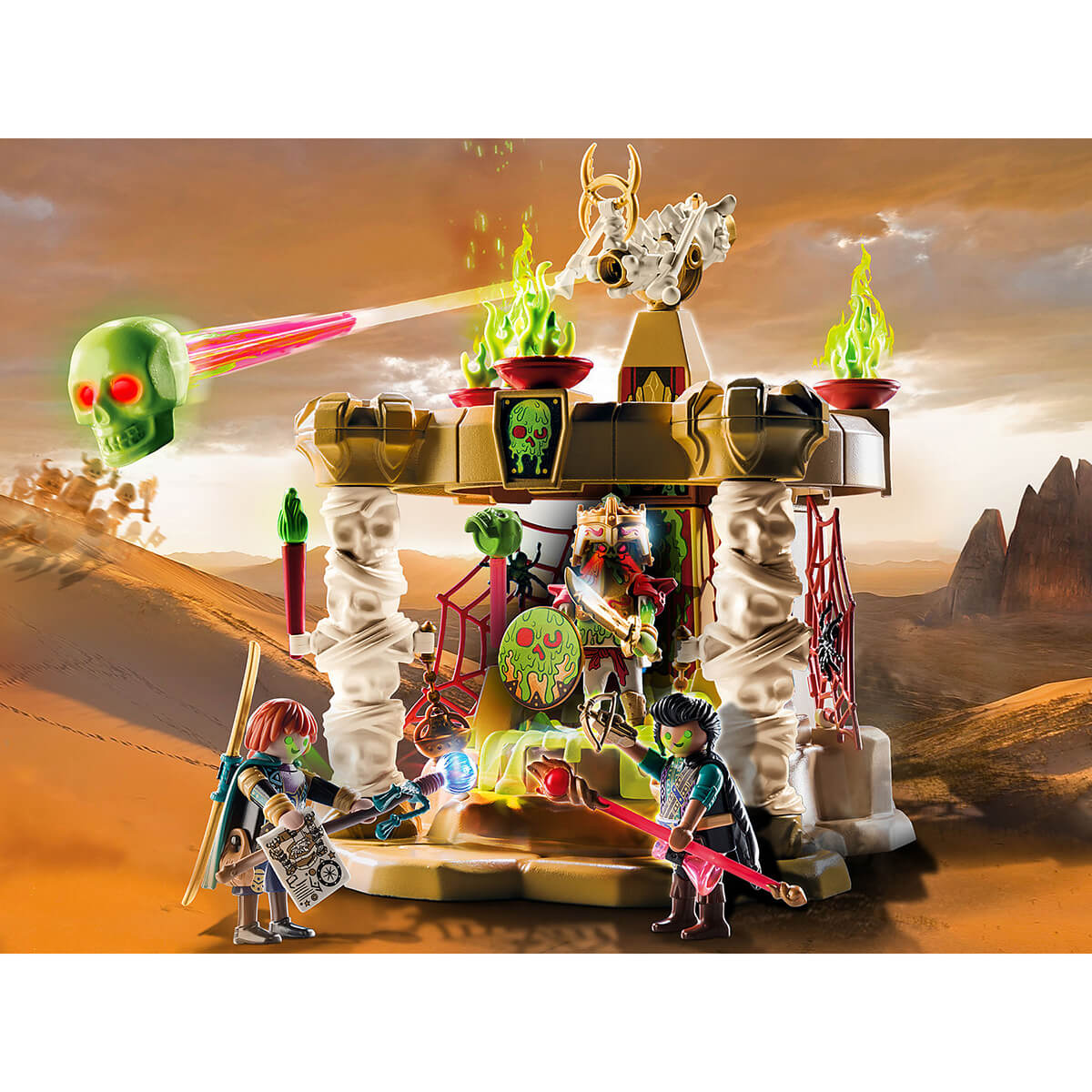 PLAYMOBIL Novelmore Sal'ahari Sands Skeleton Army Temple (70751)
