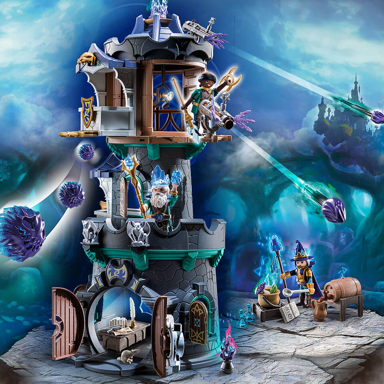 PLAYMOBIL Novelmore Violet Vale Wizard Tower (70745)