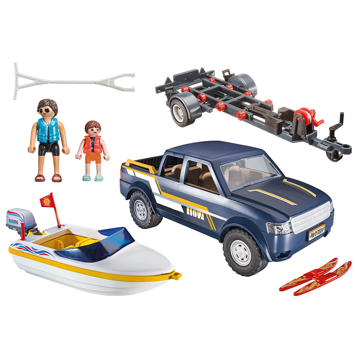 PLAYMOBIL Pick-Up with Speedboat (70534)