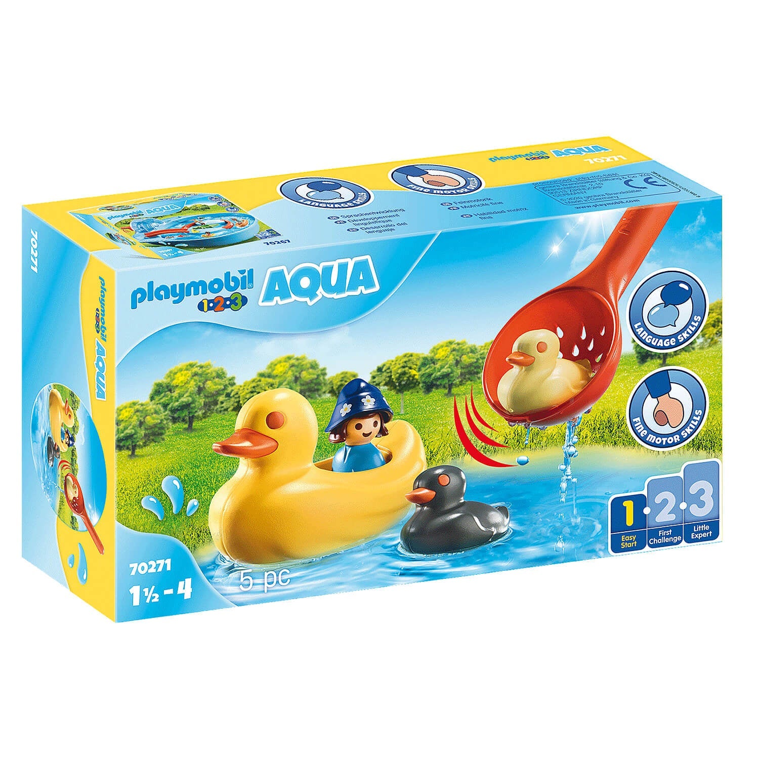 PLAYMOBIL Playmobil 123 AQUA Duck Family (70271)