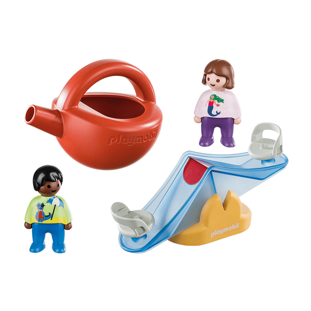 PLAYMOBIL Playmobil 123 AQUA Water Seesaw with Watering Can (70269)