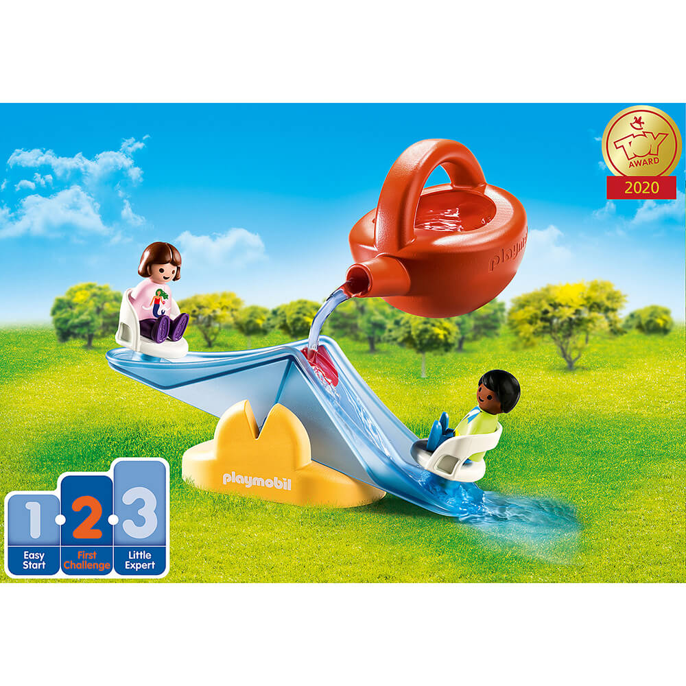 PLAYMOBIL Playmobil 123 AQUA Water Seesaw with Watering Can (70269)