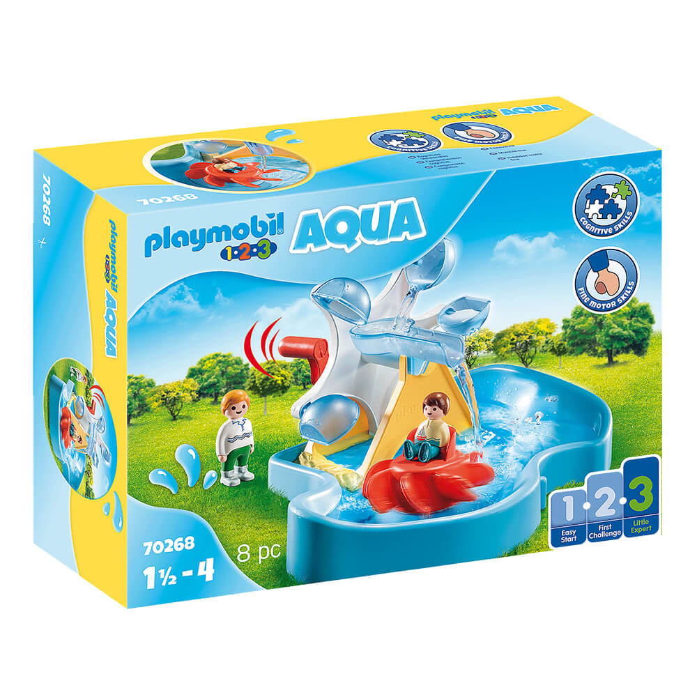 PLAYMOBIL Playmobil 123 AQUA Water Wheel Carousel (70268)