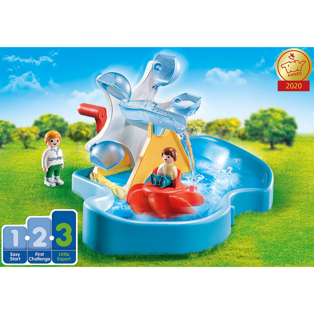 PLAYMOBIL Playmobil 123 AQUA Water Wheel Carousel (70268)