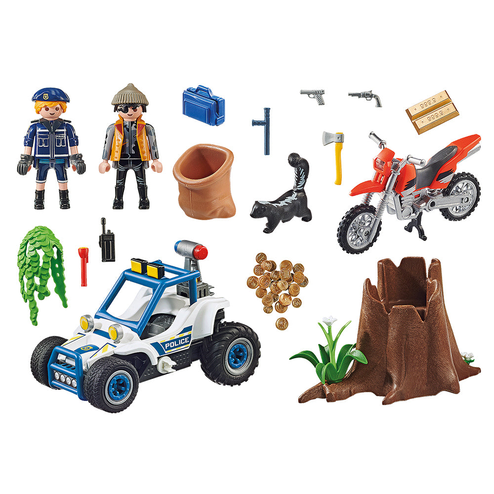 PLAYMOBIL Police Off-Road Car with Jewel Thief (70570)
