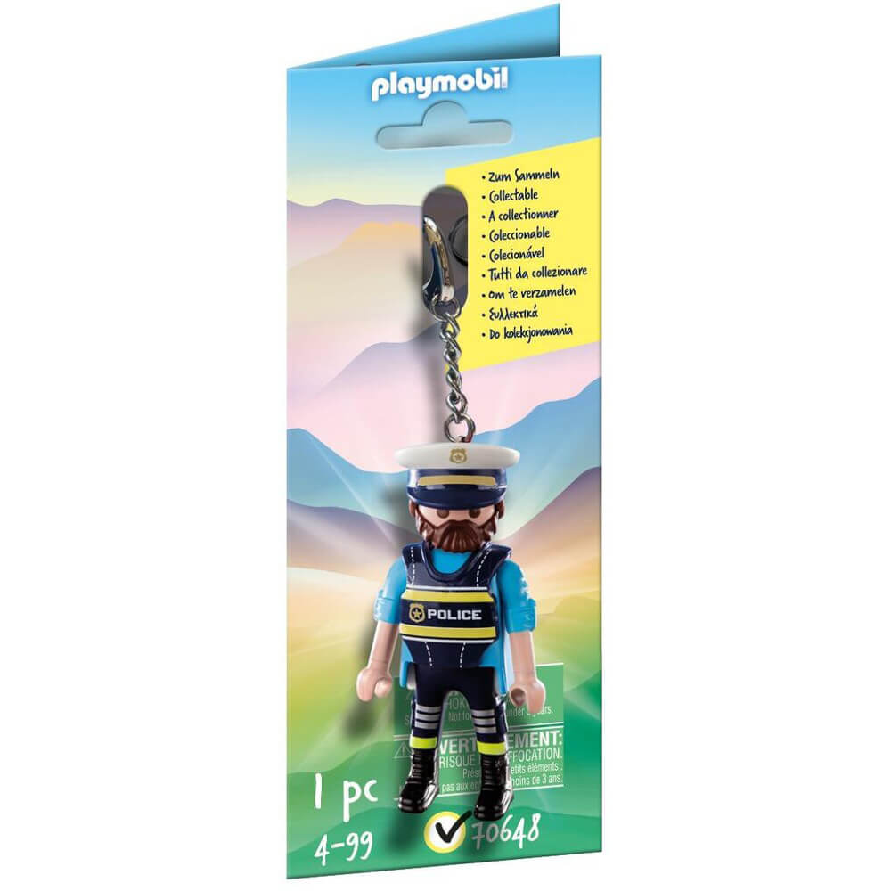 Playmobil Police Officer Keychain