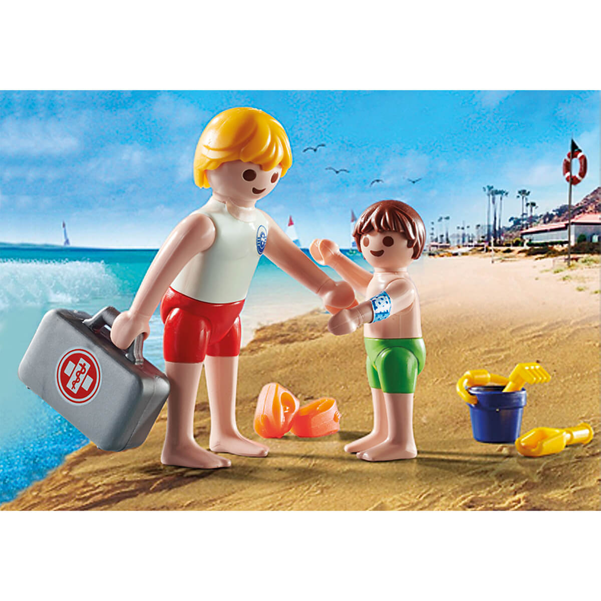PLAYMOBIL Rescue Action Lifeguard Beach Patrol (70661)