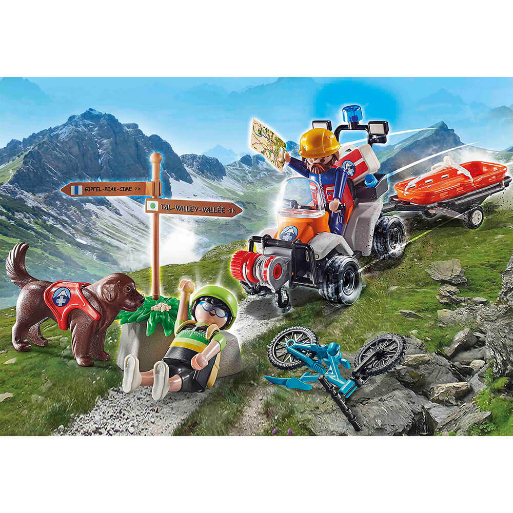 PLAYMOBIL Rescue Action Mountain Biker Rescue (70662)