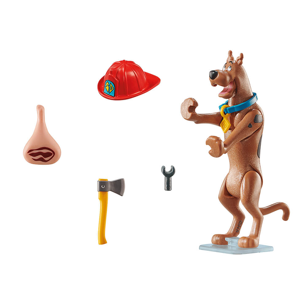 PLAYMOBIL Scooby-Doo! Collectible Firefighter Figure (70712)