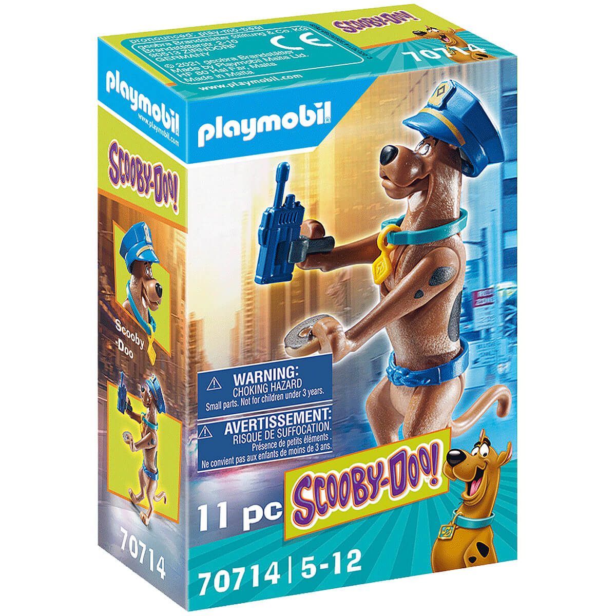 PLAYMOBIL Scooby-Doo! Collectible Police Figure (70714)