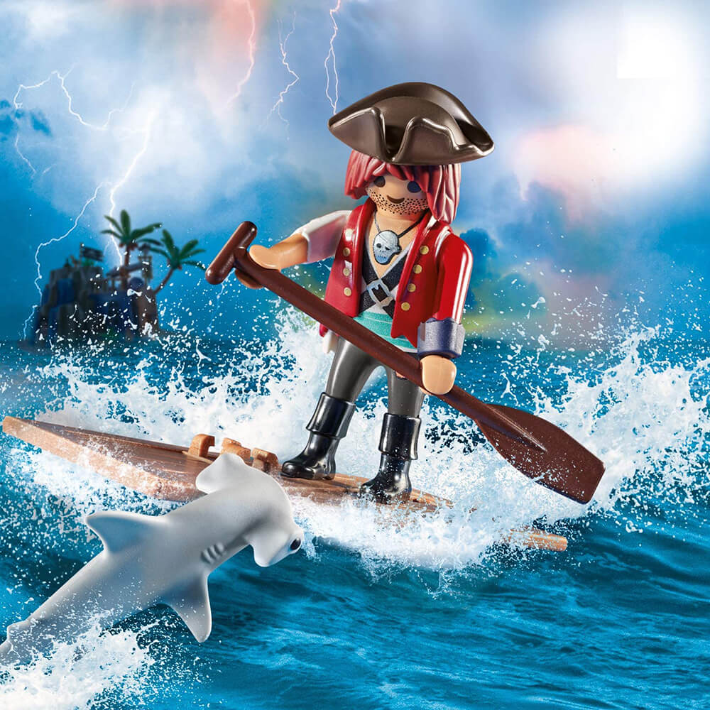 PLAYMOBIL Special Plus Pirate with Raft (70598)