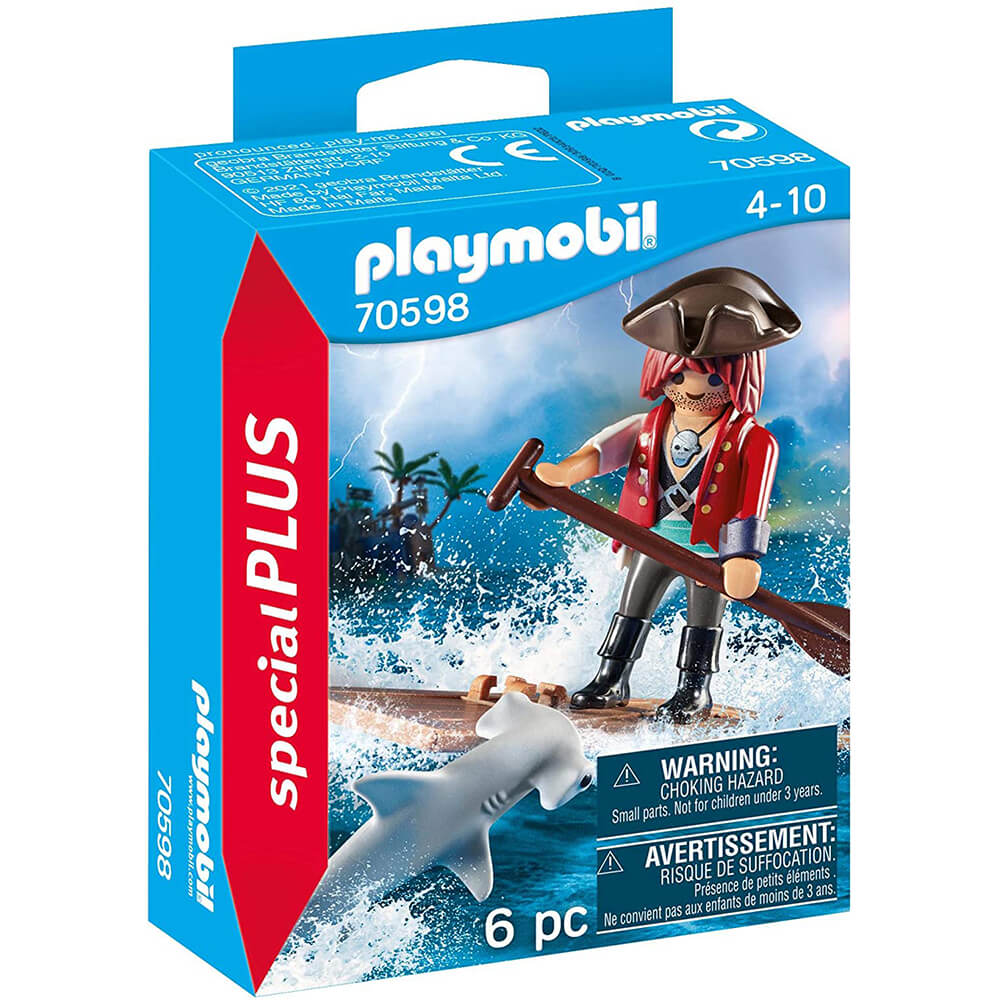 PLAYMOBIL Special Plus Pirate with Raft (70598)