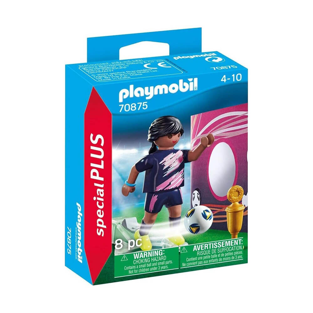 PLAYMOBIL Special PLUS Soccer Player with Goal (70875)