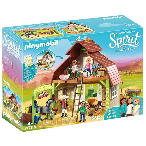 lucky house spirit riding free playmobil set