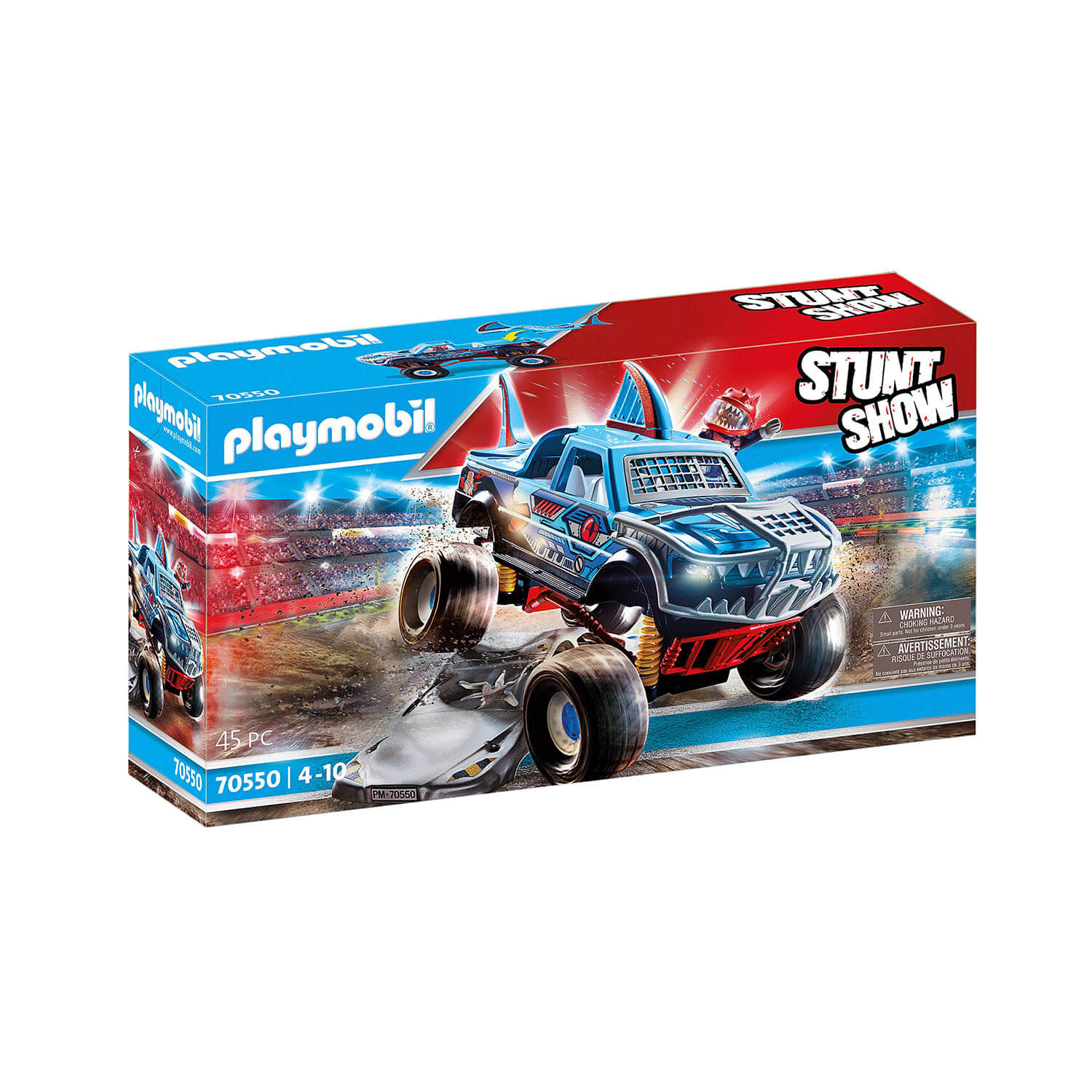 PLAYMOBIL Stunt Show Shark Monster Truck (70550)