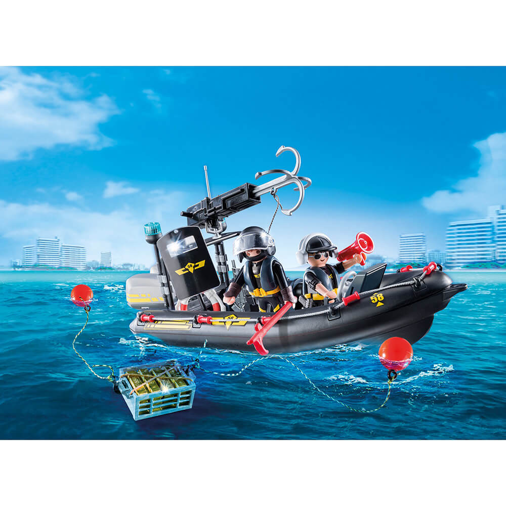 PLAYMOBIL Tactical Unit Police Tactical Unit Boat (9362)