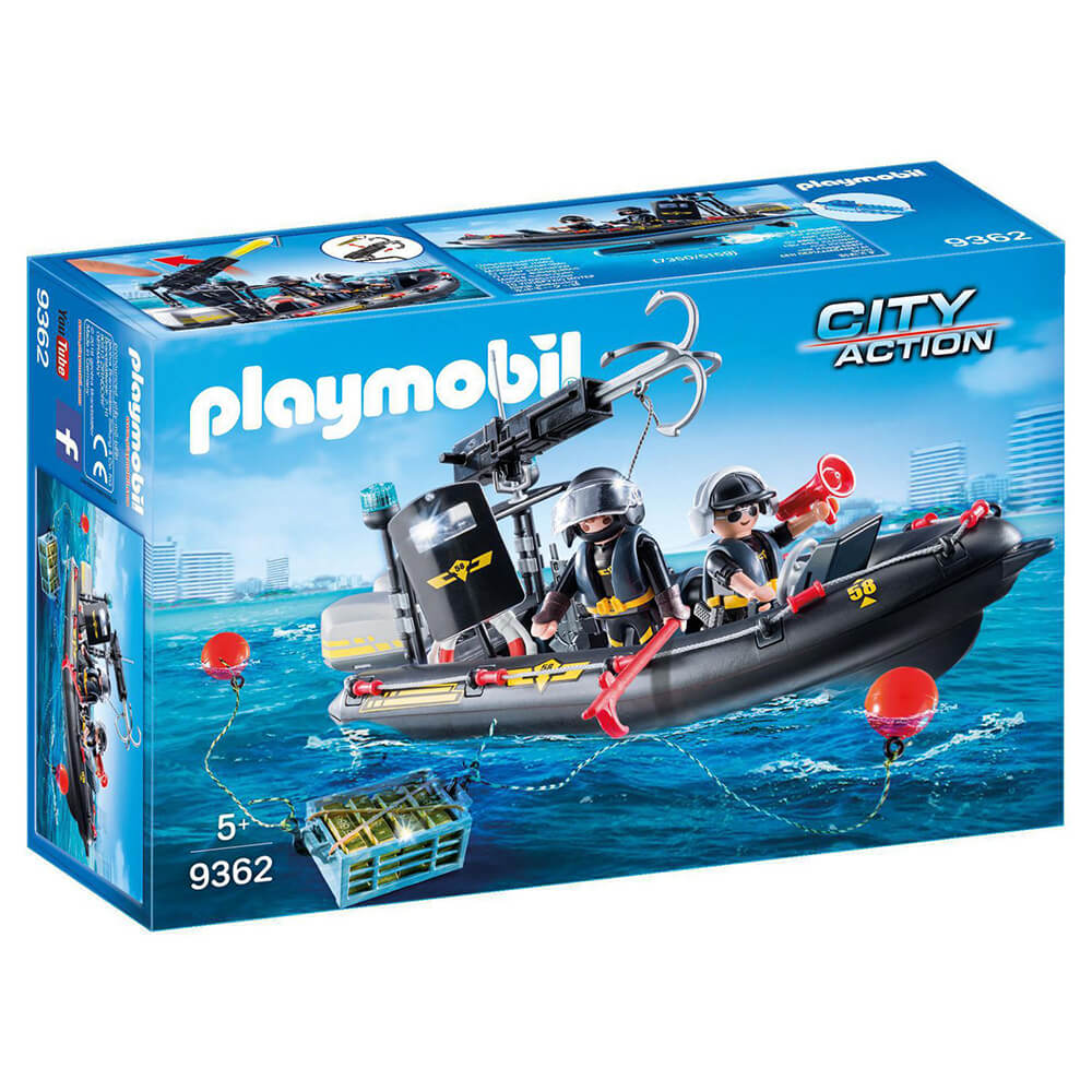 PLAYMOBIL Tactical Unit Police Tactical Unit Boat (9362)