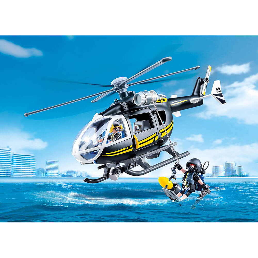 PLAYMOBIL Tactical Unit Police Tactical Unit Helicopter (9363)