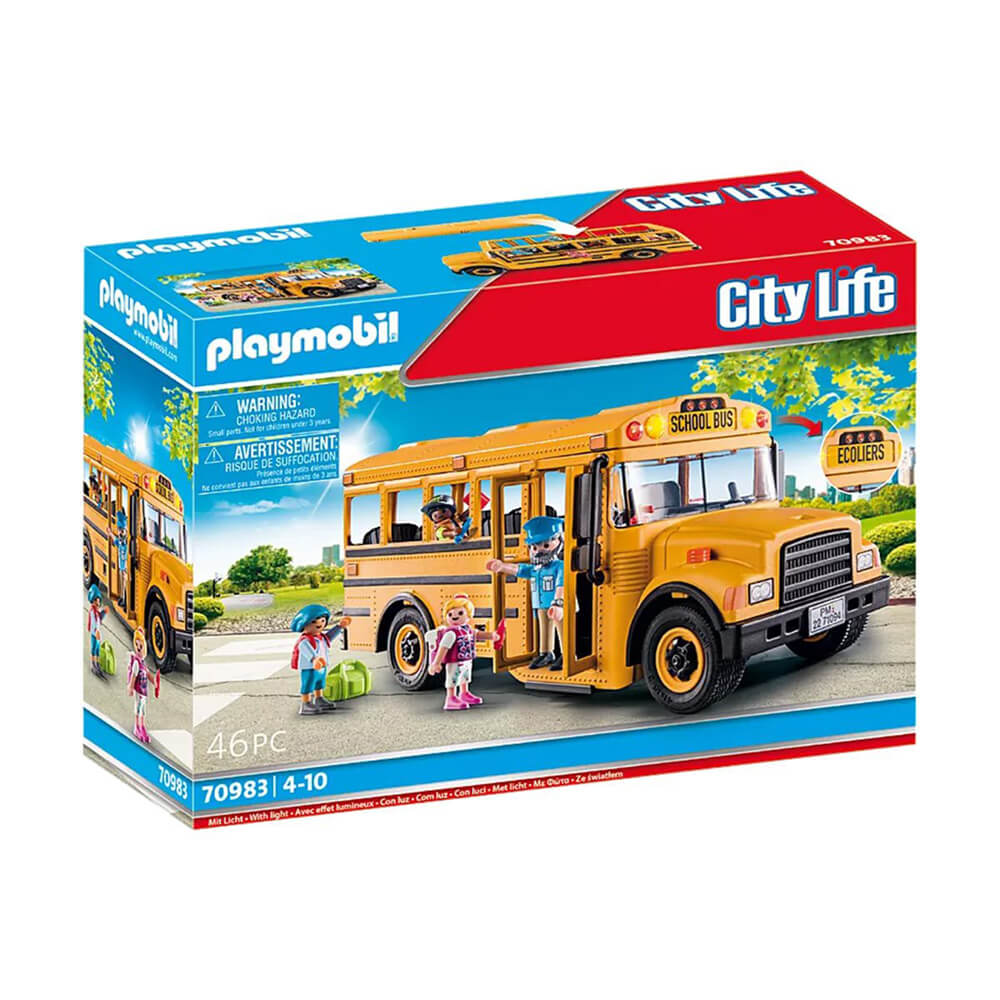 PLAYMOBIL Vehicles School Bus Playset (70983)