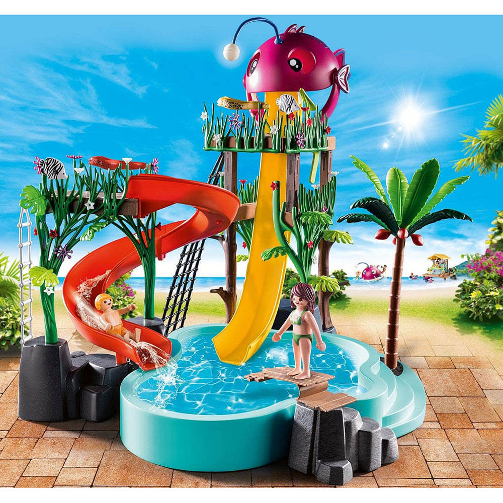 Playmobil Water Park with Slides Playset (70609)