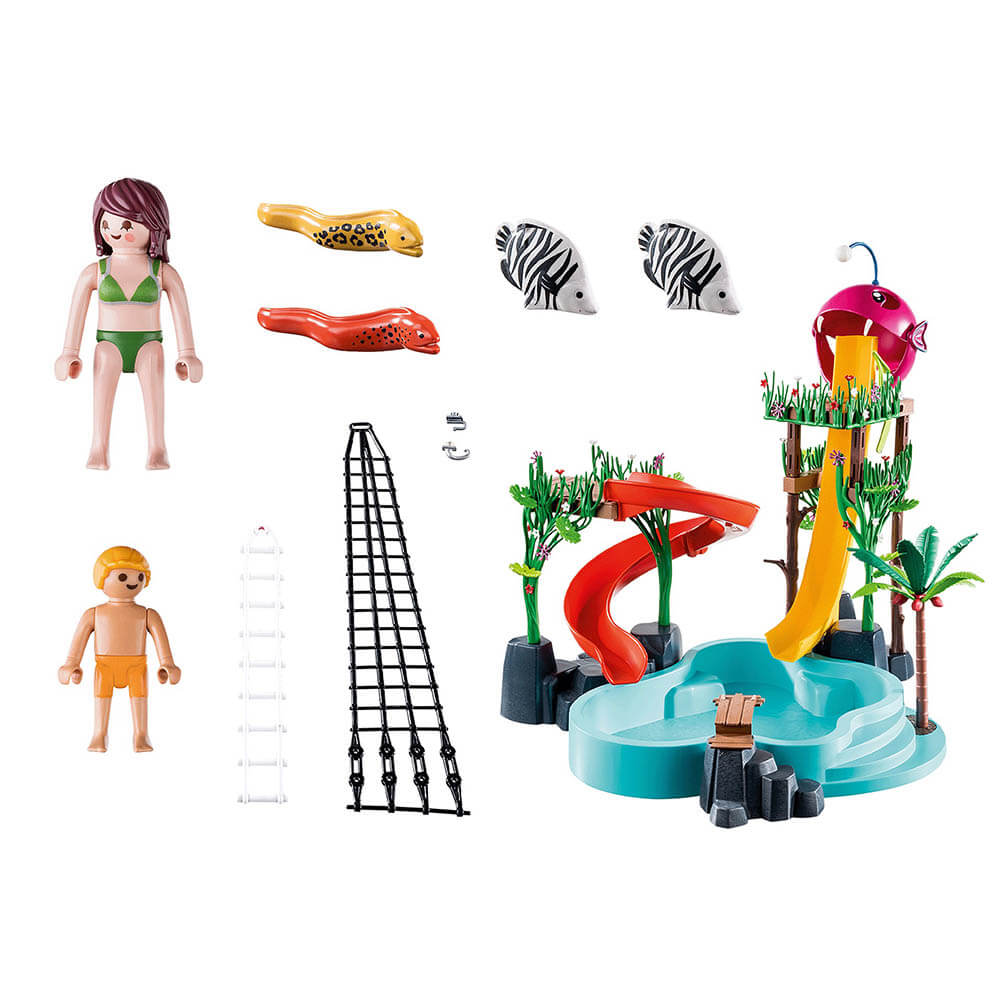 Playmobil Water Park with Slides Playset (70609)