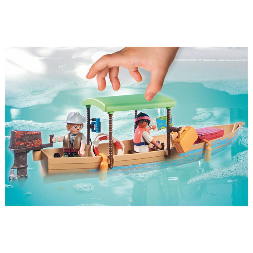 Playmobil Wiltopia Boat Trip to the Manatees Playset (71010)