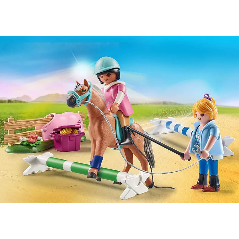 PLAYMOBIL World of Horses Riding Lessons Playset (71242)
