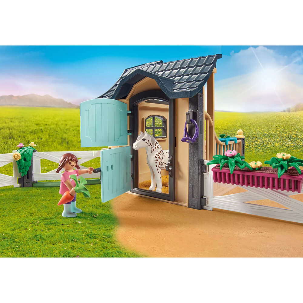 PLAYMOBIL World of Horses Riding Stable Extension Playset (71240)