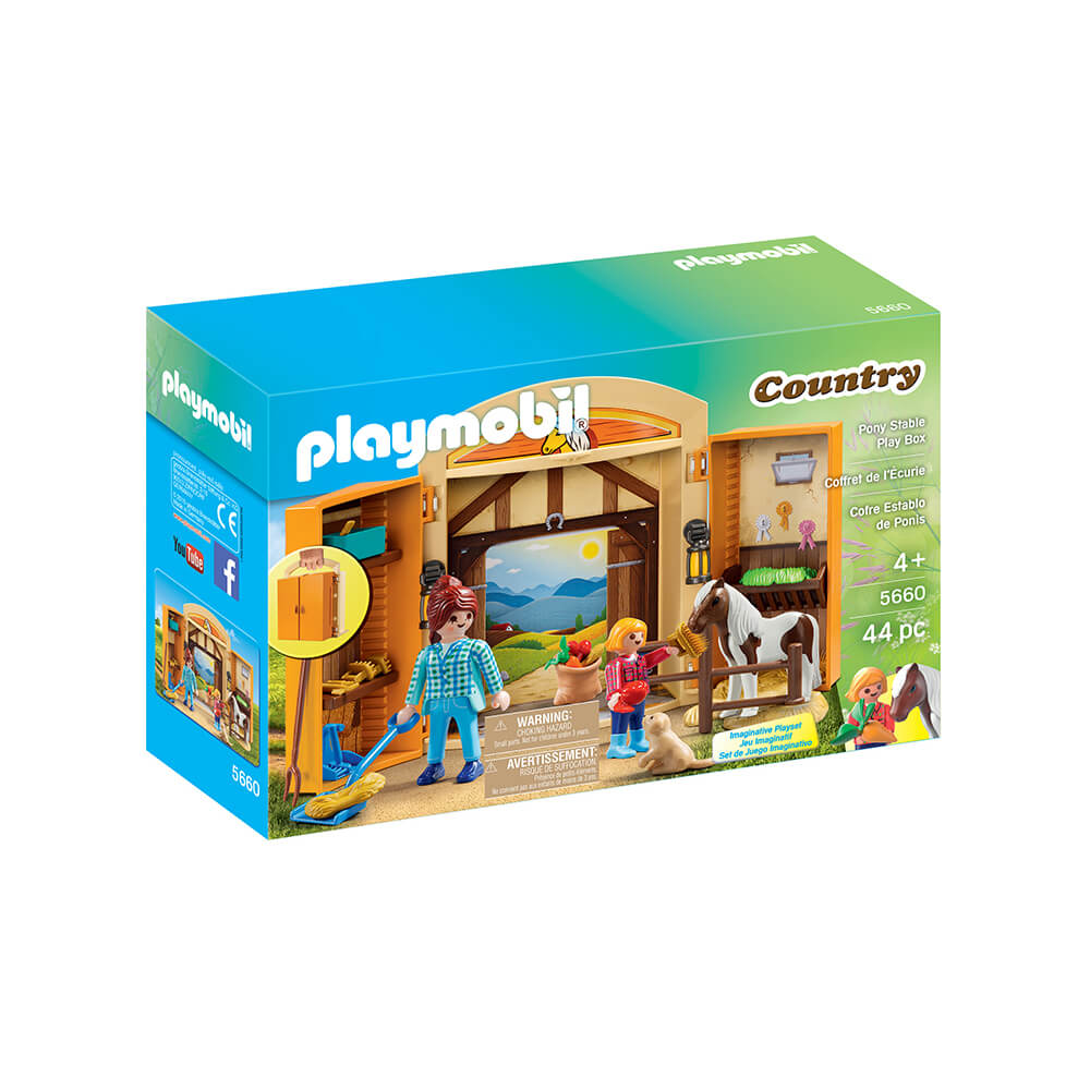 PLAYMOBIL Play Box Pony Stable Play Box (5660)
