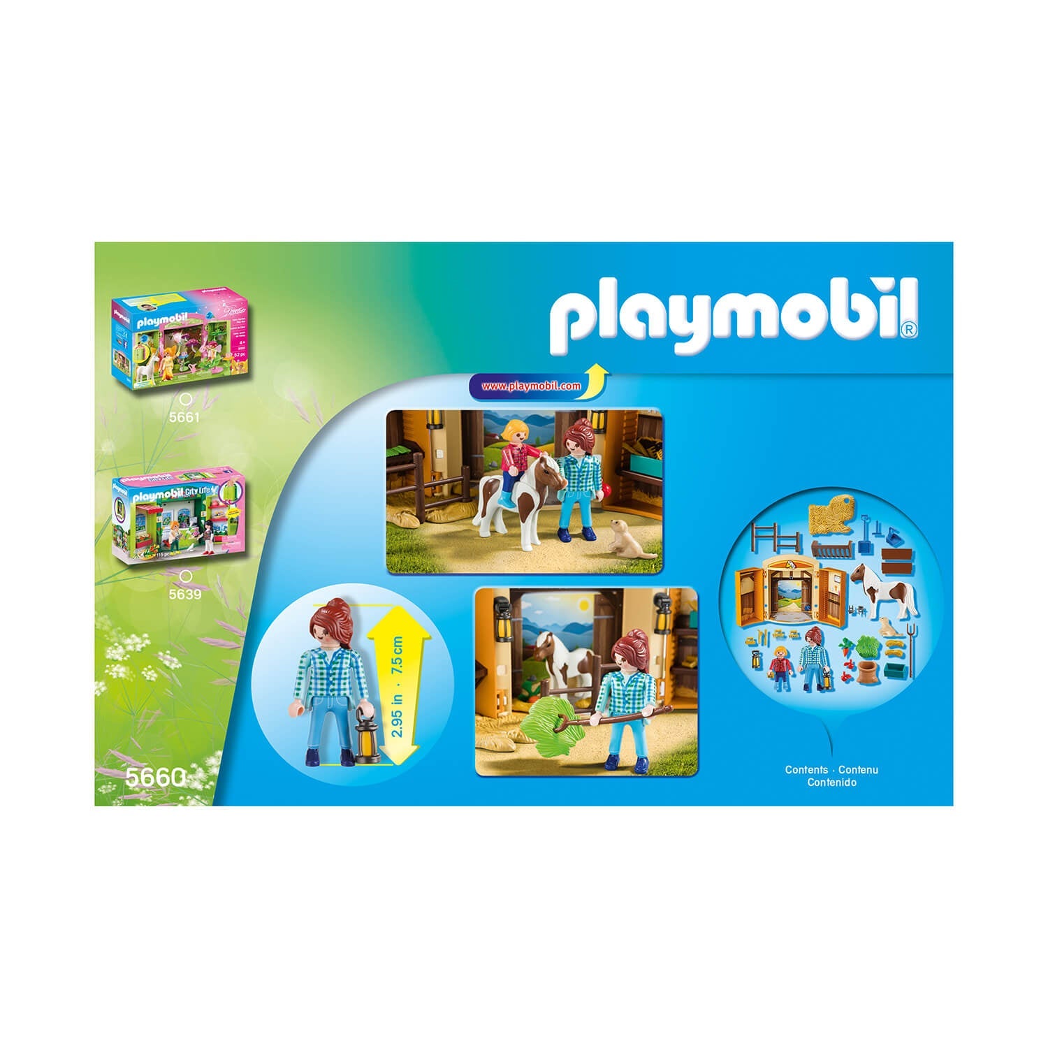PLAYMOBIL Play Box Pony Stable Play Box (5660)
