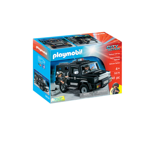 PLAYMOBIL Vehicle Tactical Unit Car (5674) – Maziply Toys