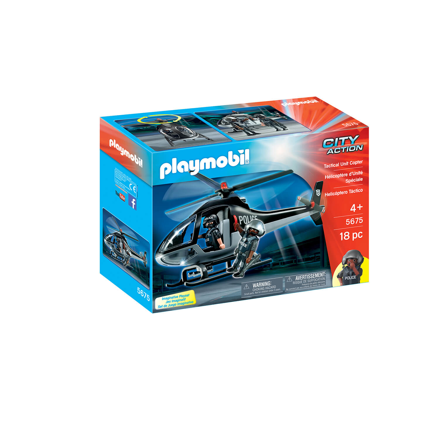 PLAYMOBIL Vehicle Tactical Unit Copter (5675)
