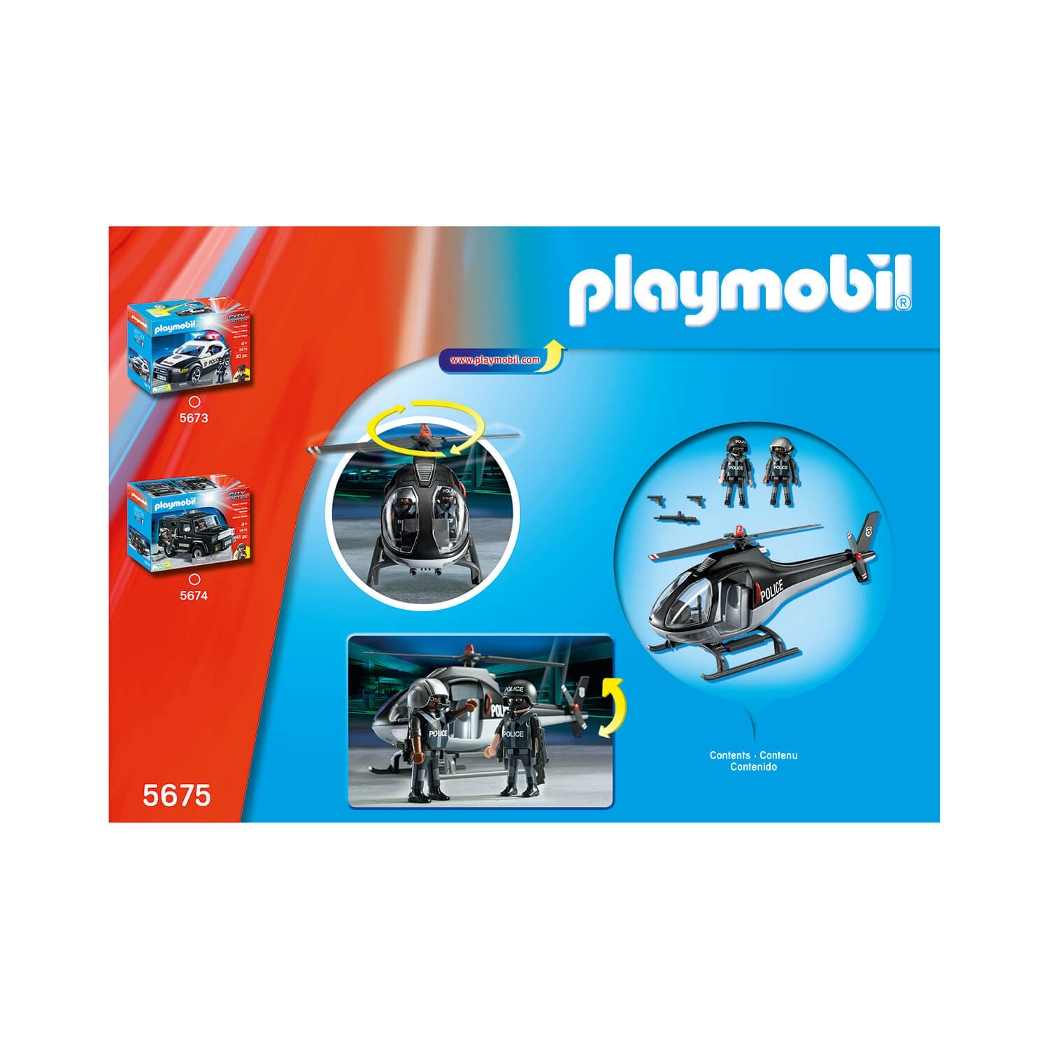 PLAYMOBIL Vehicle Tactical Unit Copter (5675)