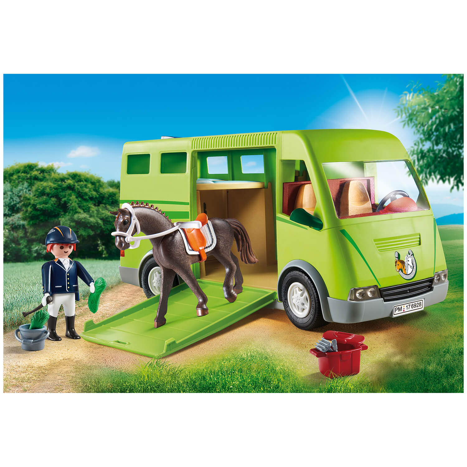 PLAYMOBIL Horse Farm Horse Transporter (6928)