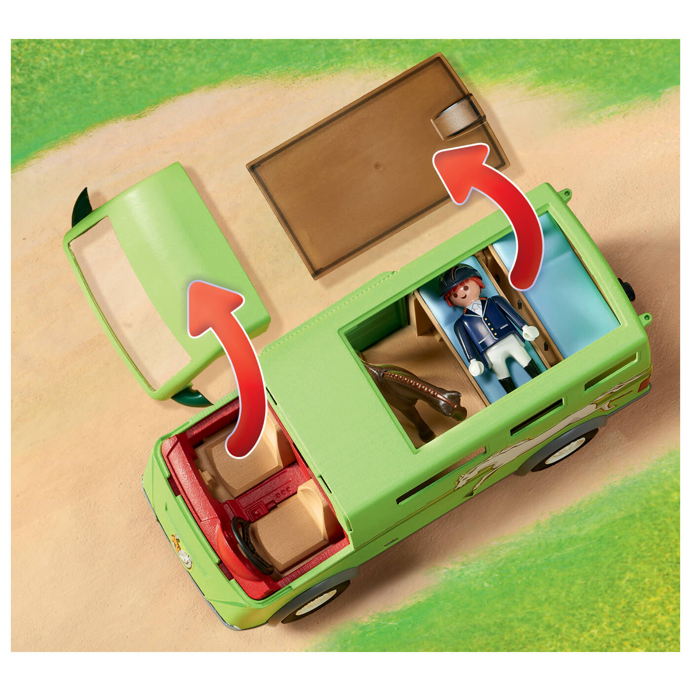 PLAYMOBIL Horse Farm Horse Transporter (6928)