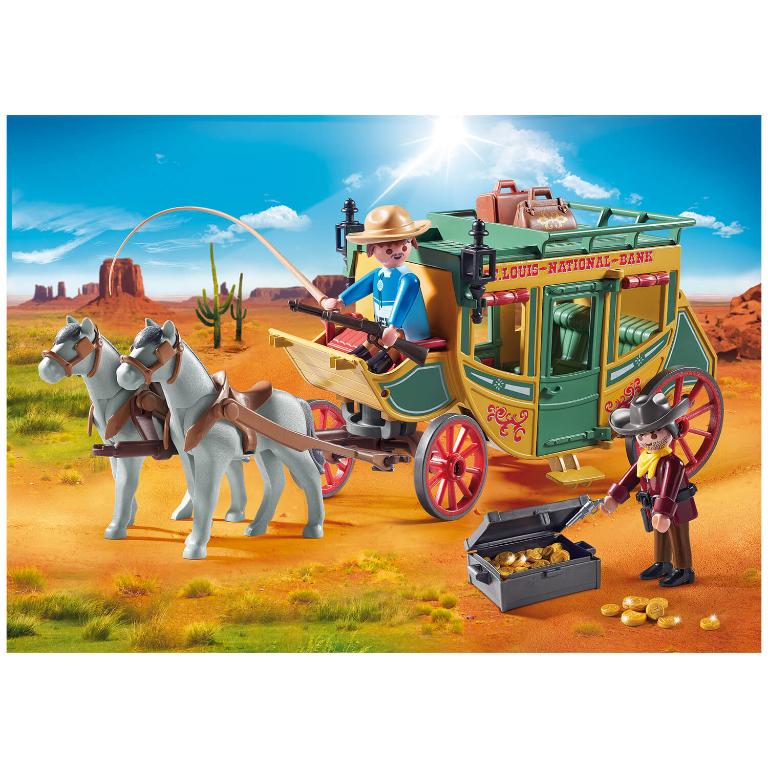 PLAYMOBIL Western Western Stagecoach (70013)