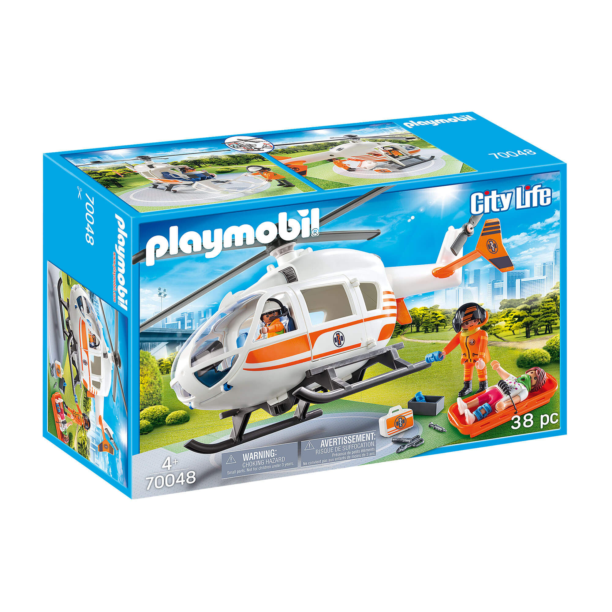 PLAYMOBIL Rescue 911 Rescue Helicopter (70048)