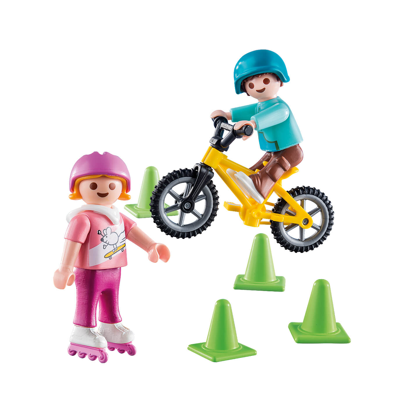 PLAYMOBIL Special Plus Children with skates and bike (70061)