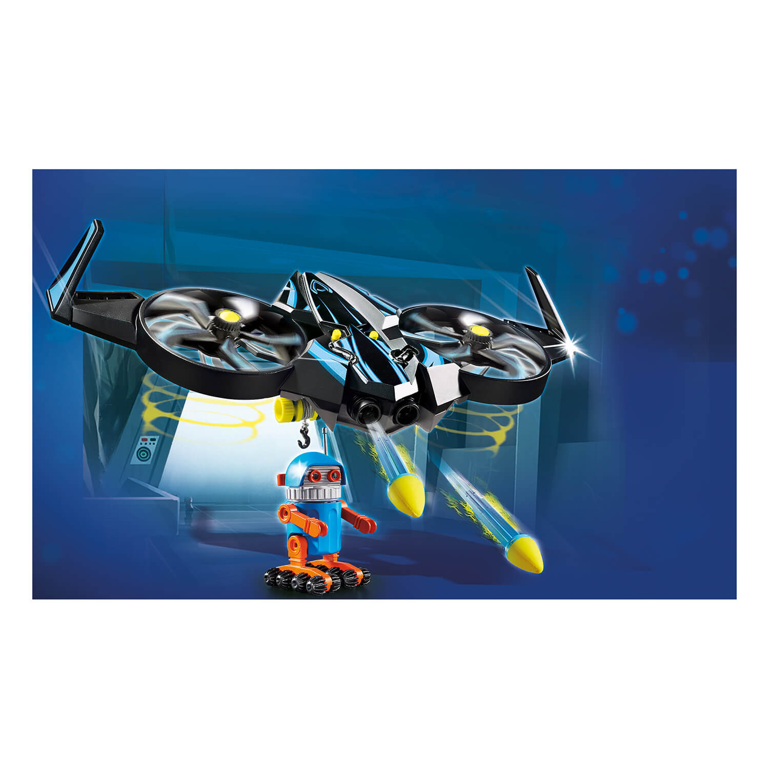 PLAYMOBIL: THE MOVIE Robotitron with Drone (70071)