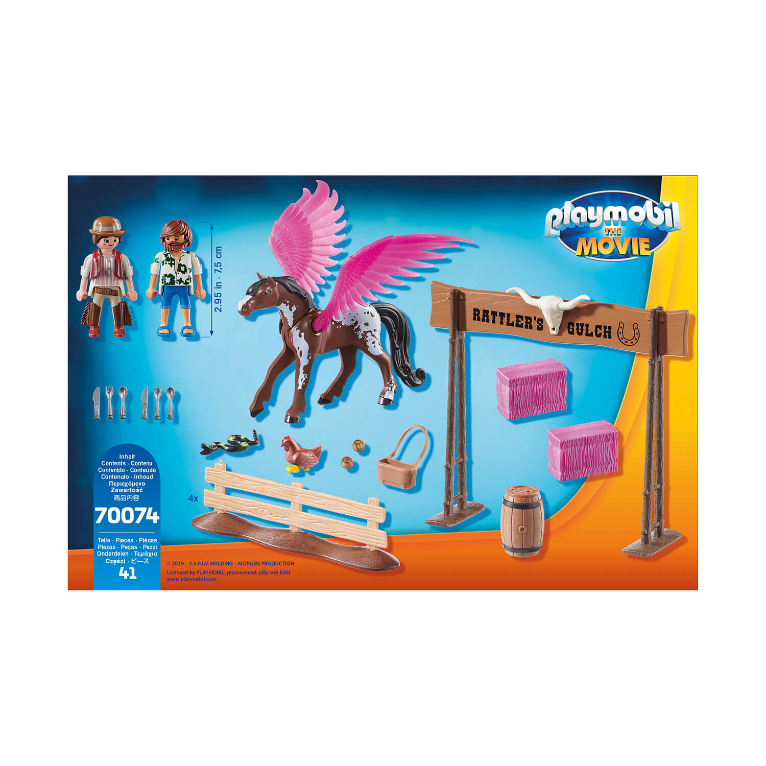 PLAYMOBIL: THE MOVIE Marla and Del with Flying Horse (70074)