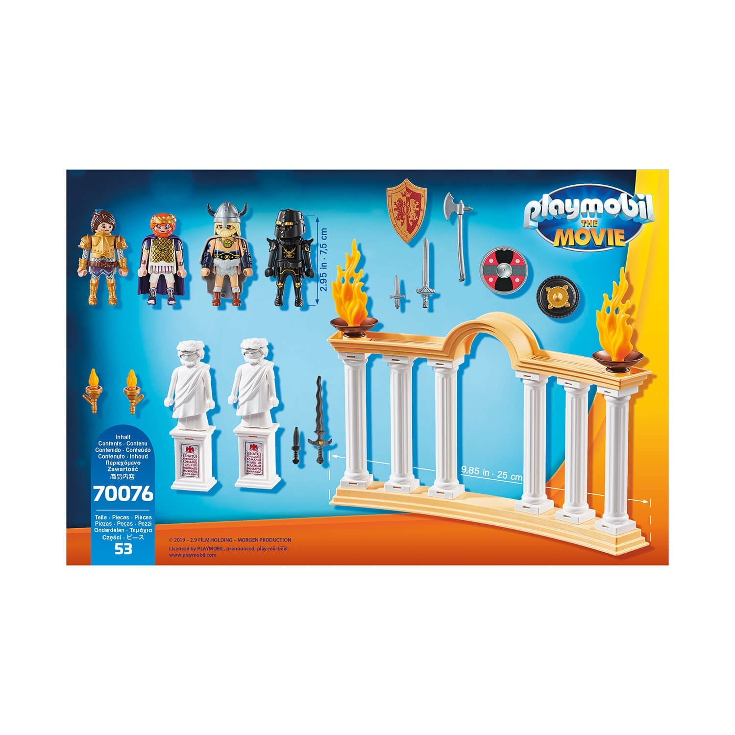 PLAYMOBIL: THE MOVIE Emperor Maximus in the Colosseum (70076)
