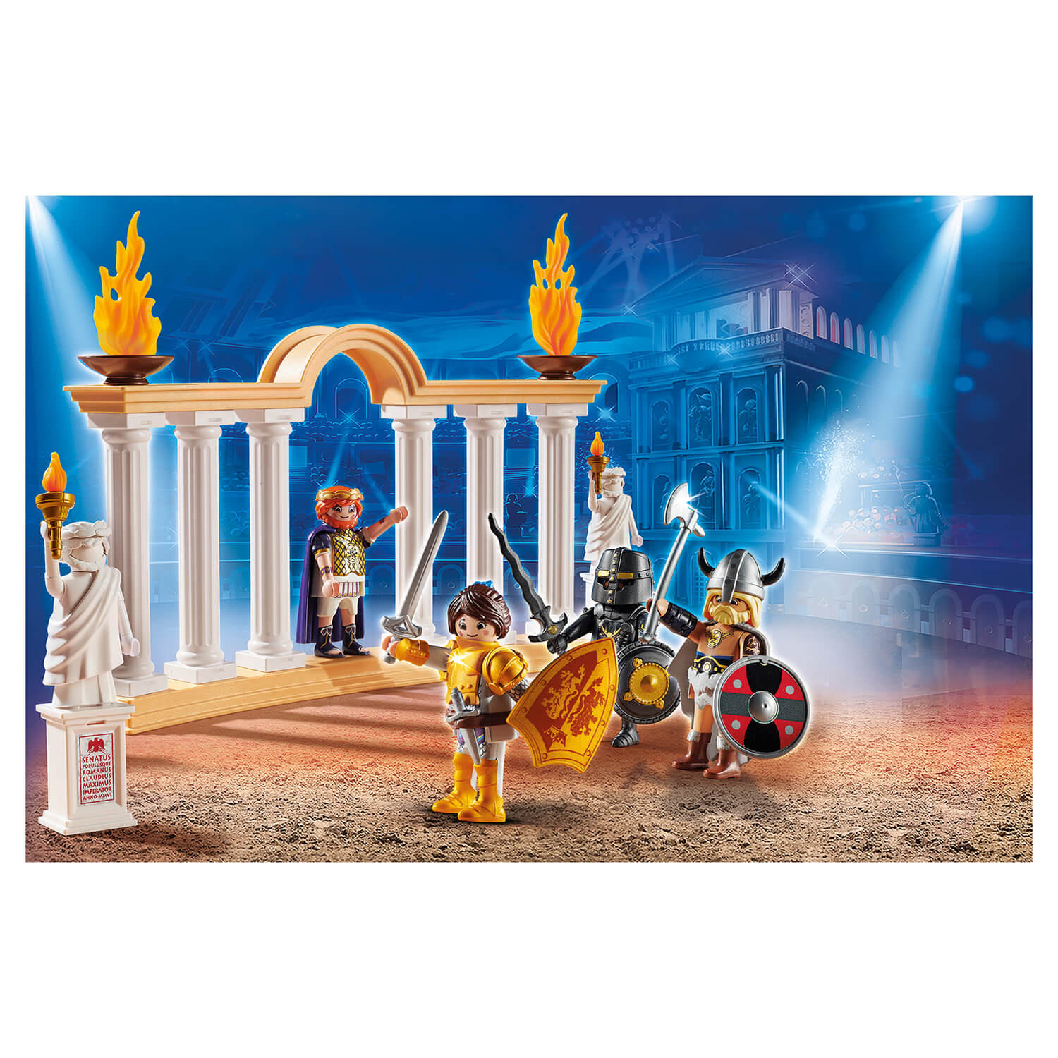 PLAYMOBIL: THE MOVIE Emperor Maximus in the Colosseum (70076)
