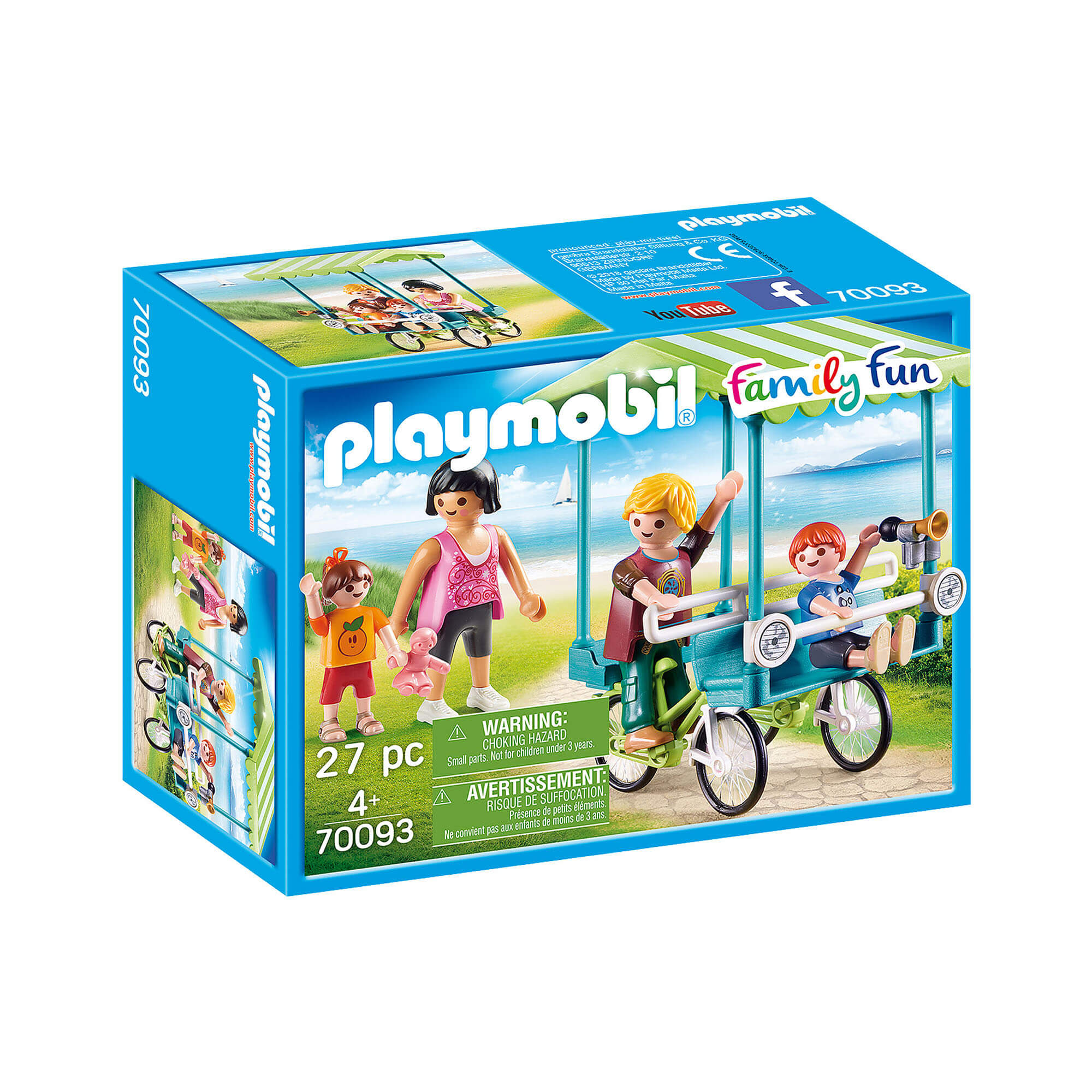 PLAYMOBIL Camping Family Bicycle (70093)