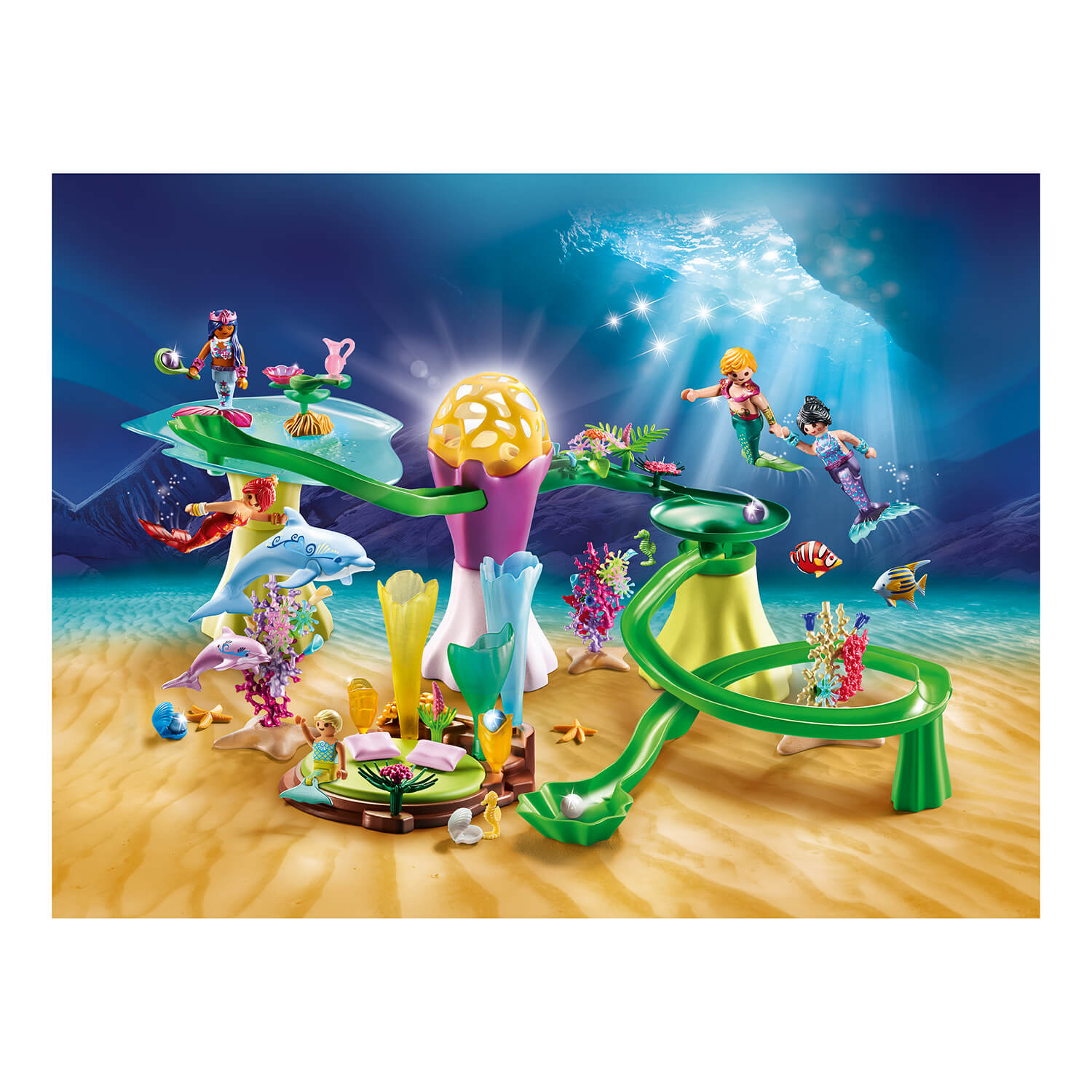 PLAYMOBIL Magical Mermaids Mermaid Cove with Illuminated Dome