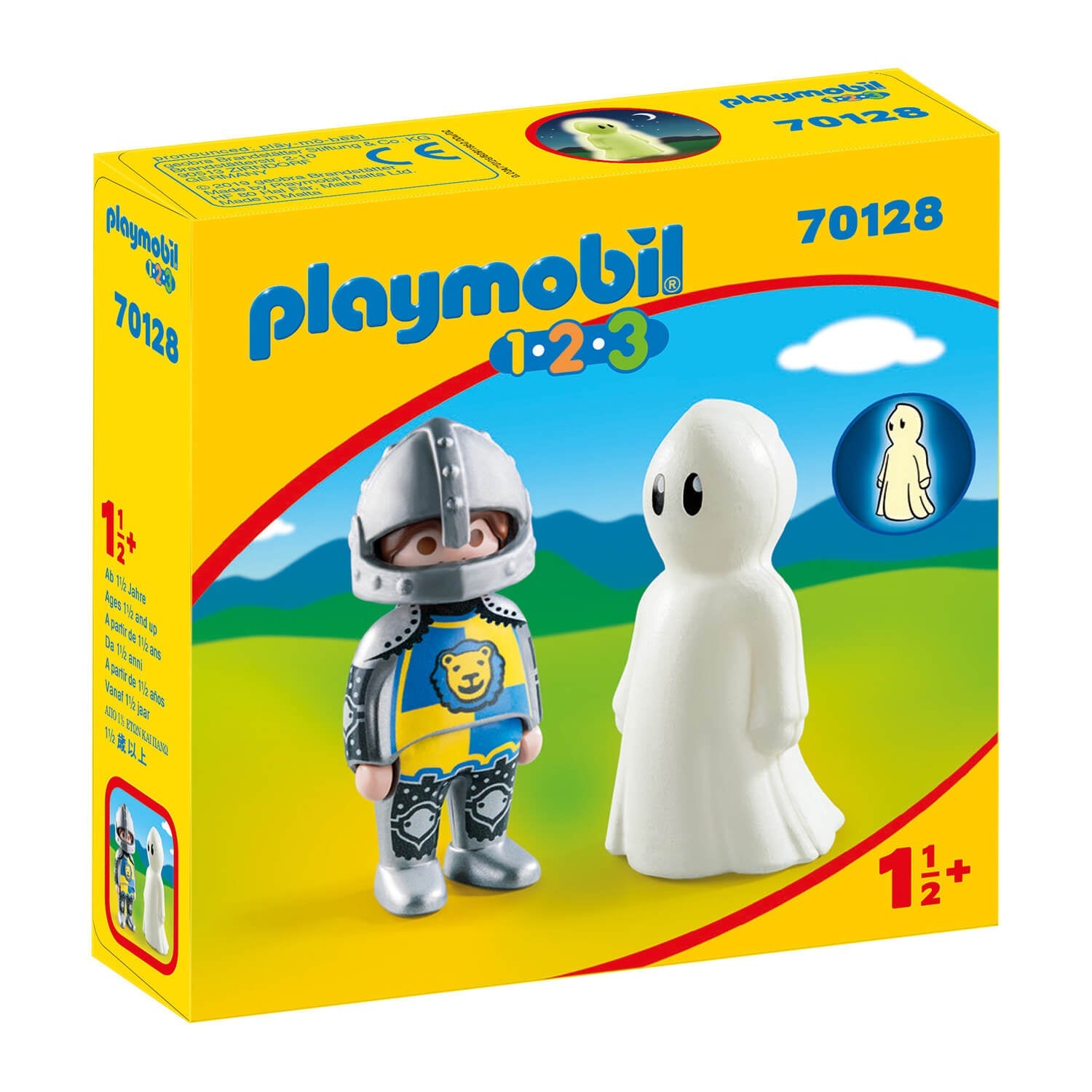 PLAYMOBIL 1.2.3 Knight with Ghost (70128)