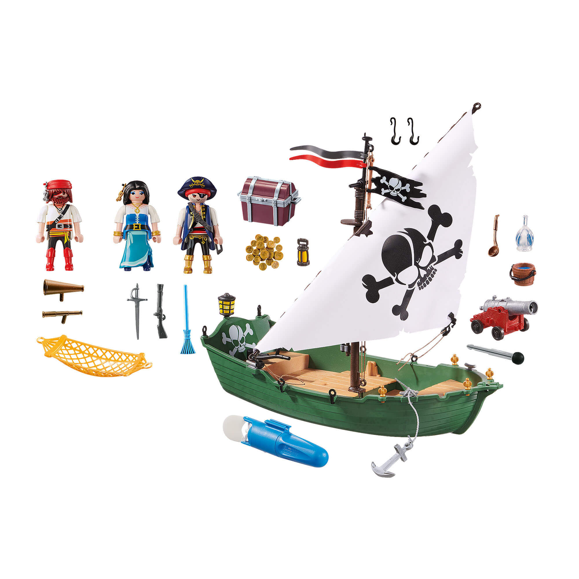 PLAYMOBIL LE Pirates Pirate Ship with Underwater Motor (70151)