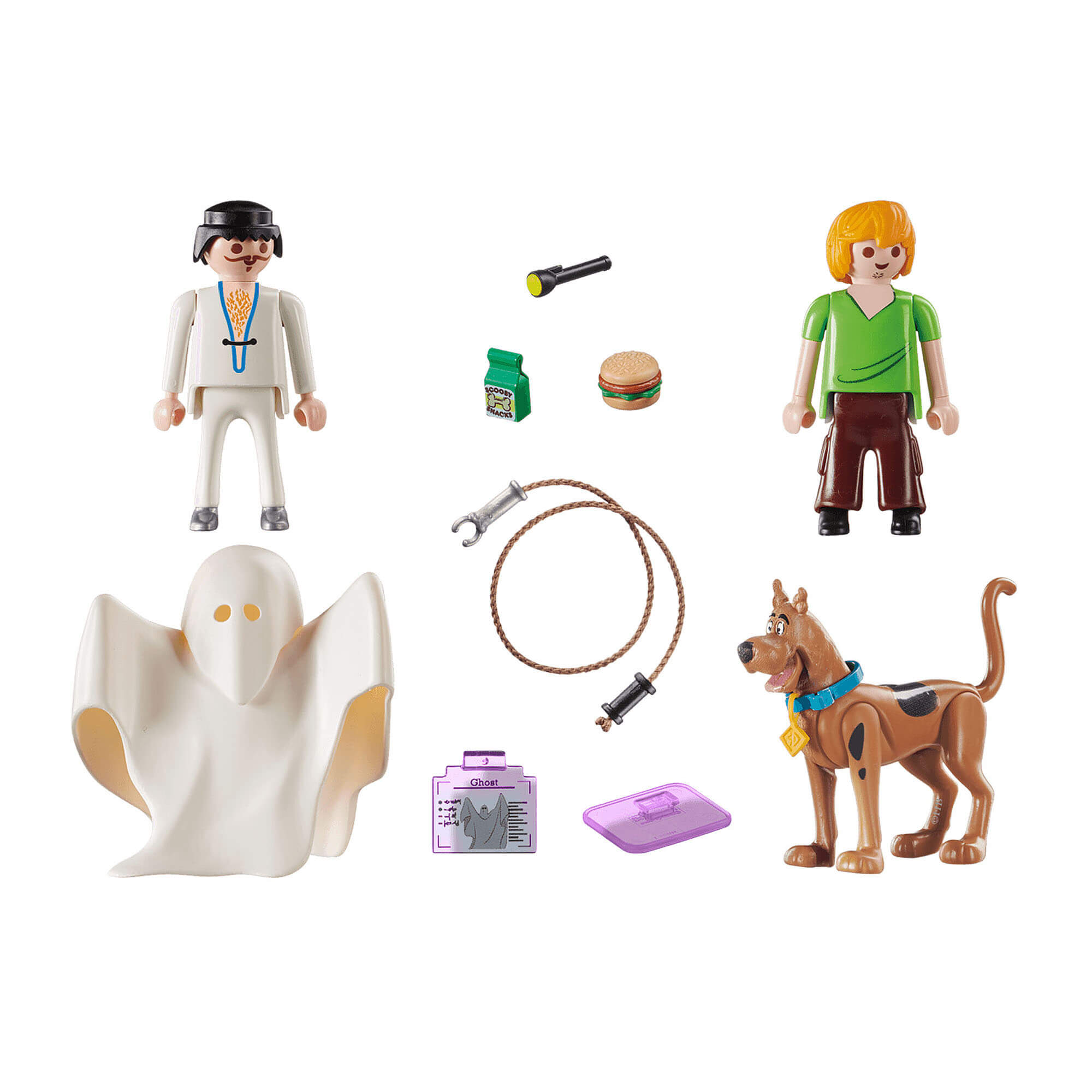 PLAYMOBIL Scooby-Doo! Scooby & Shaggy with Ghost (70287)