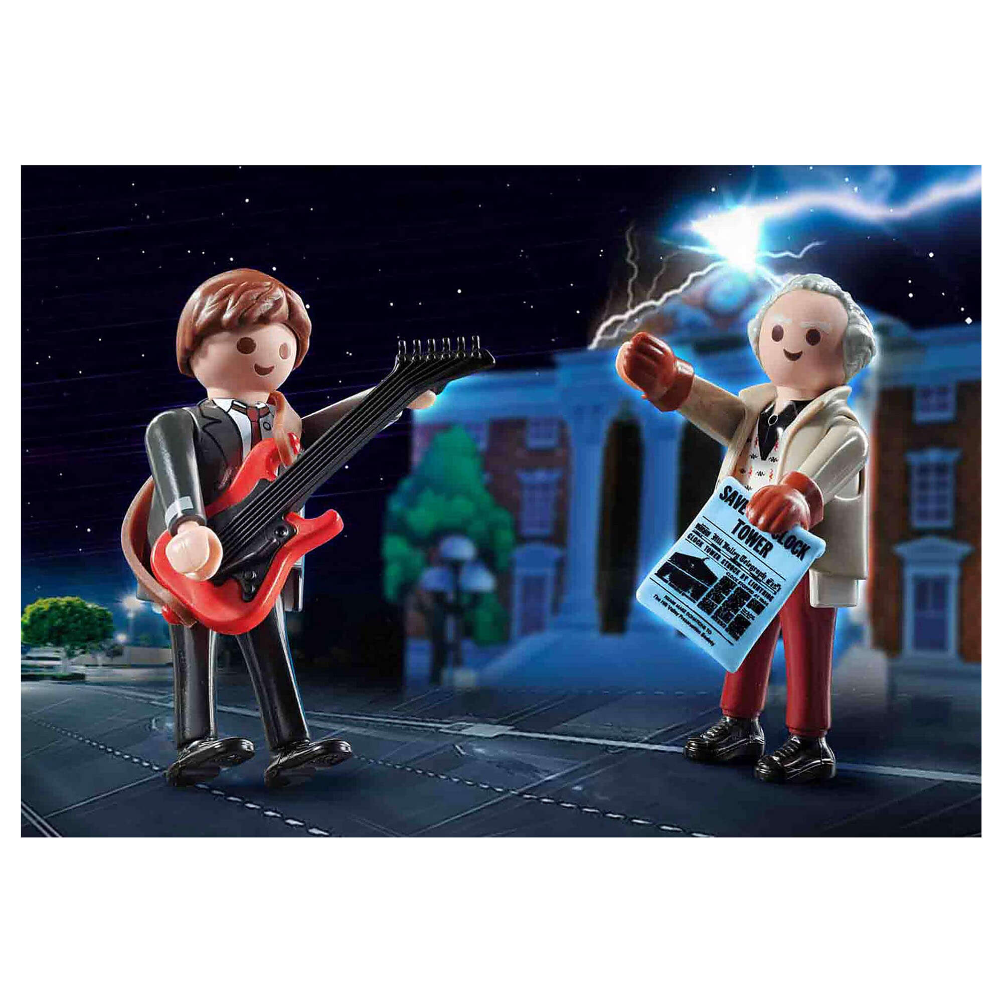 PLAYMOBIL Back to the Future Marty McFly and Dr. Emmett Brown (70459)